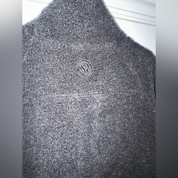 Lululemon Scuba Oversized Fleece Funnel-Neck Half-Zip in Black - Picture 8 of 10